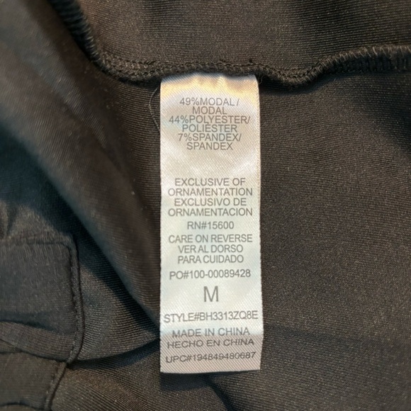 NWT Democracy Jacket Medium Black Soft Stretchy Steel-tone Zippers Pullstrings - Picture 13 of 16